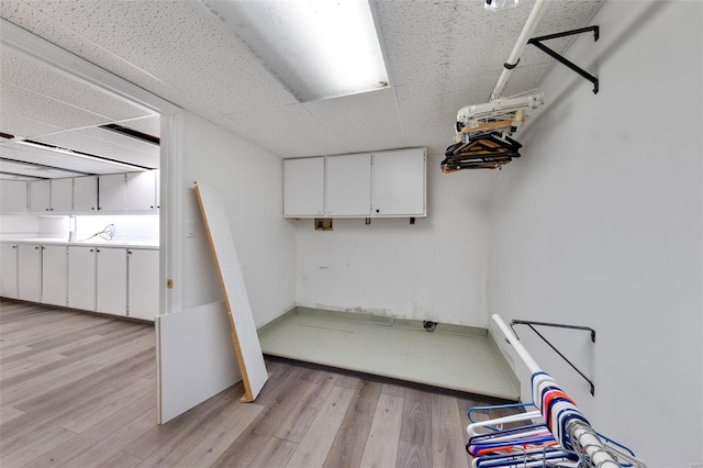 interior space featuring light hardwood / wood-style flooring