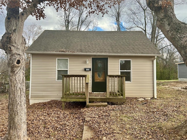 view of front of property