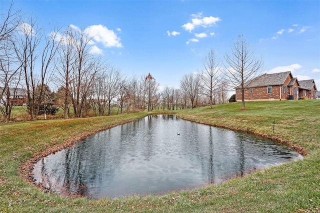 view of water feature