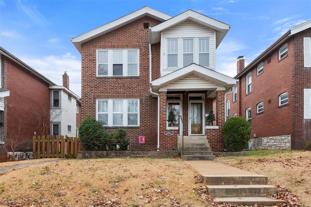 view of front of property