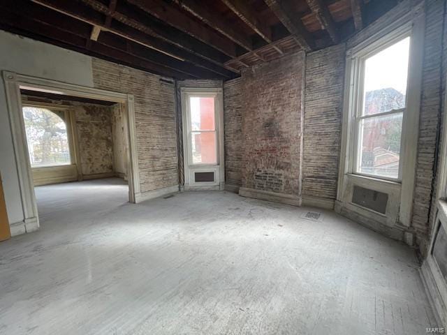 miscellaneous room featuring a wealth of natural light