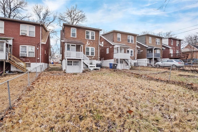 view of back of property