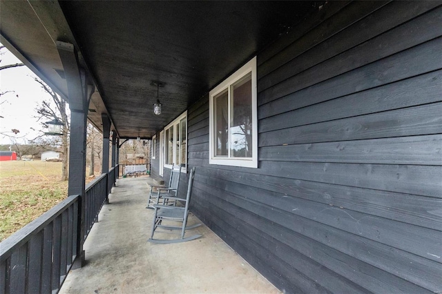 view of patio / terrace featuring a porch