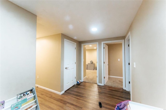 interior space with wood-type flooring