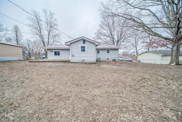 view of rear view of property