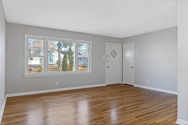 interior space featuring hardwood / wood-style floors