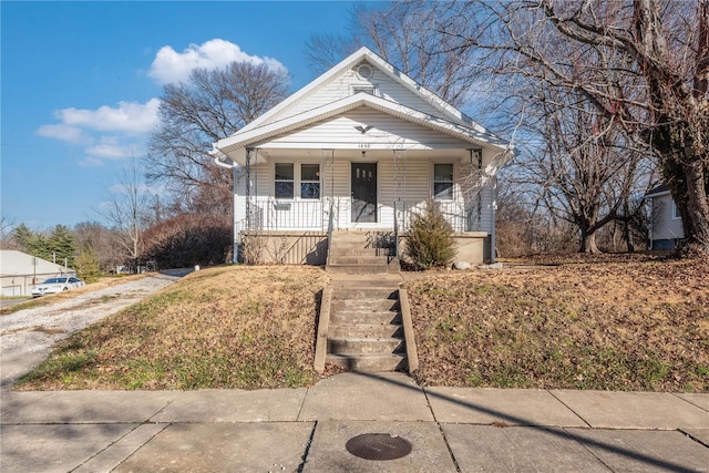 bungalow with a porch