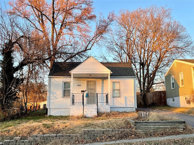 bungalow with a porch