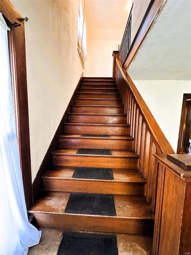 view of stairs