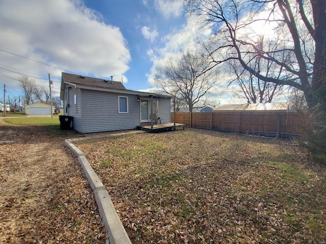 view of rear view of house