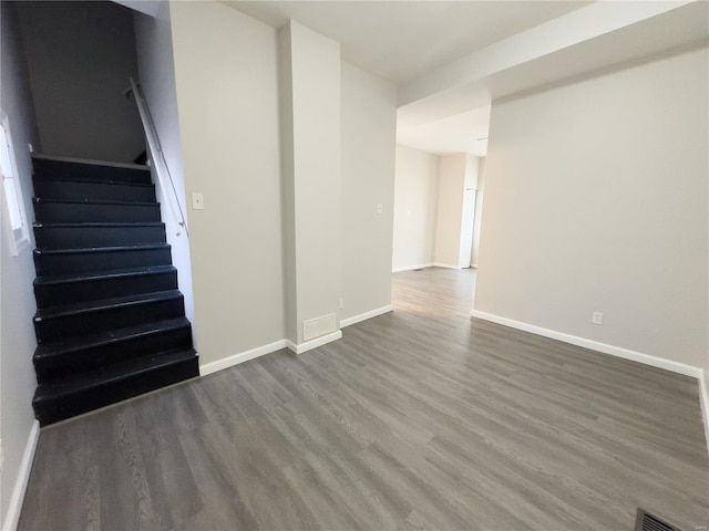 interior space with wood-type flooring