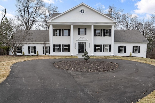 view of neoclassical / greek revival house