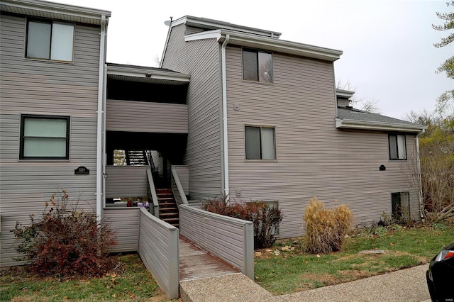 view of rear view of property