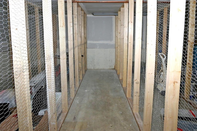 view of storage room