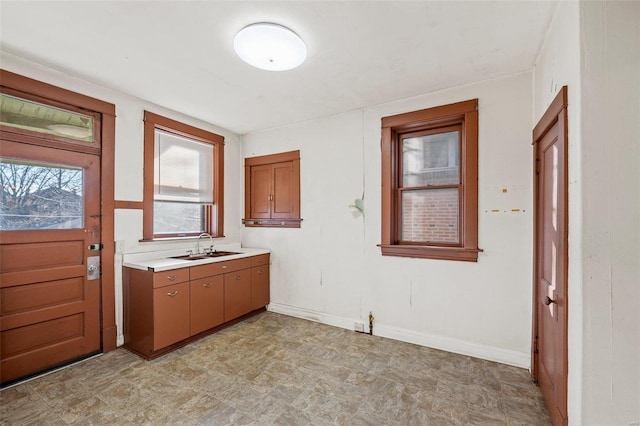 kitchen featuring sink