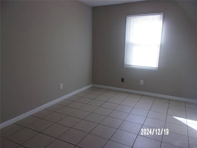 view of tiled empty room