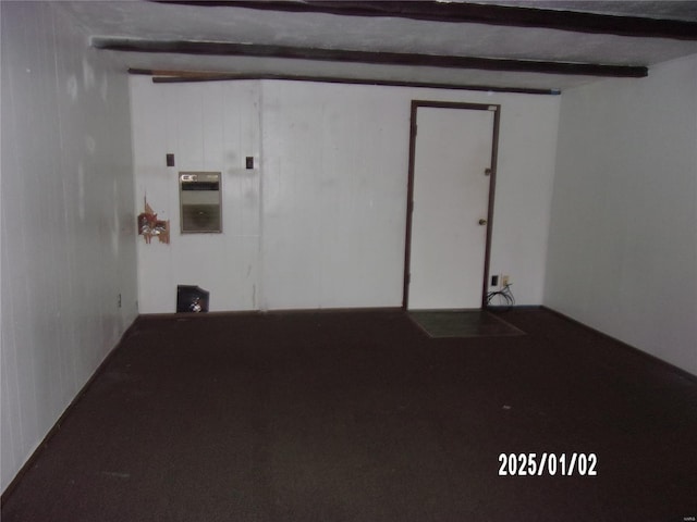 view of basement