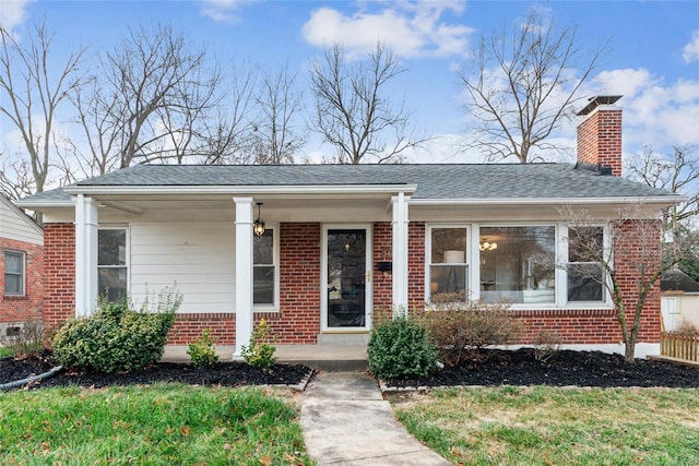 view of front of home