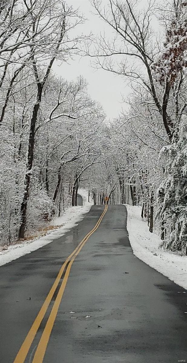 view of road