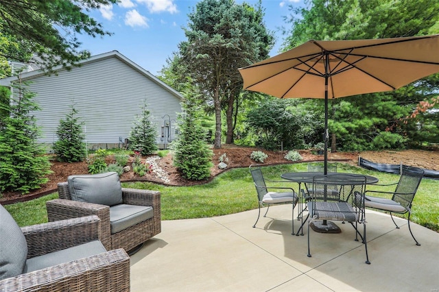 view of patio