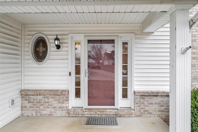 view of entrance to property