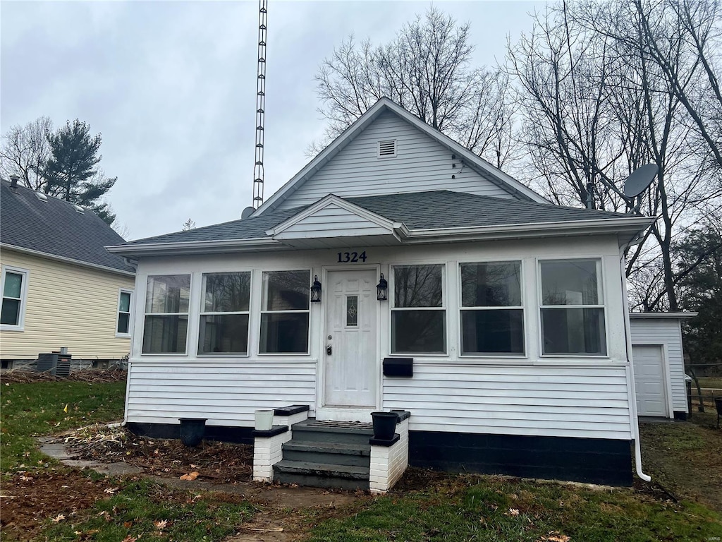 view of bungalow-style house