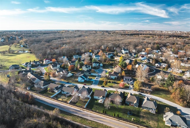 birds eye view of property featuring a residential view