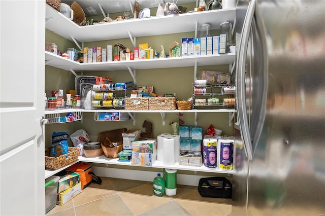 view of pantry