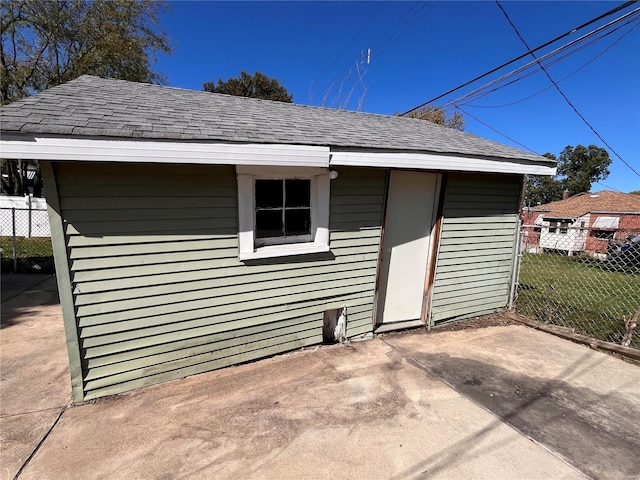 view of outbuilding