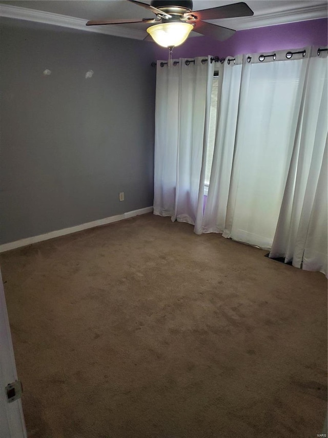 spare room featuring carpet