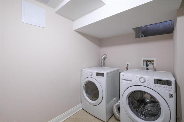 laundry area featuring washer and dryer