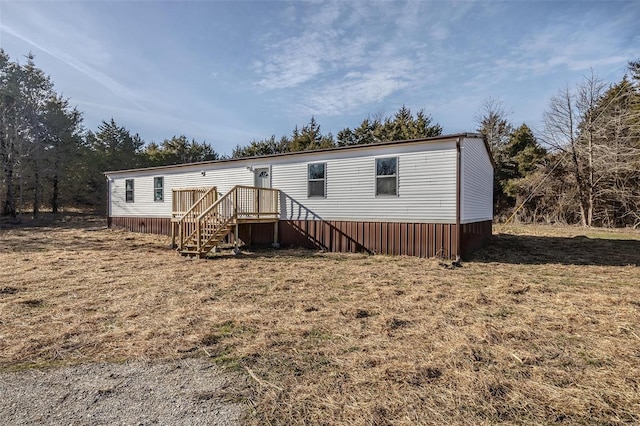 view of manufactured / mobile home