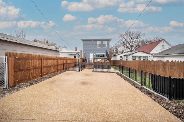 view of rear view of property