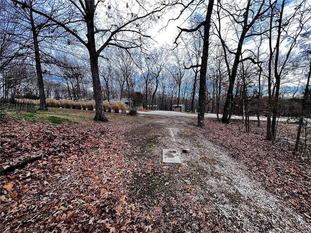 view of road