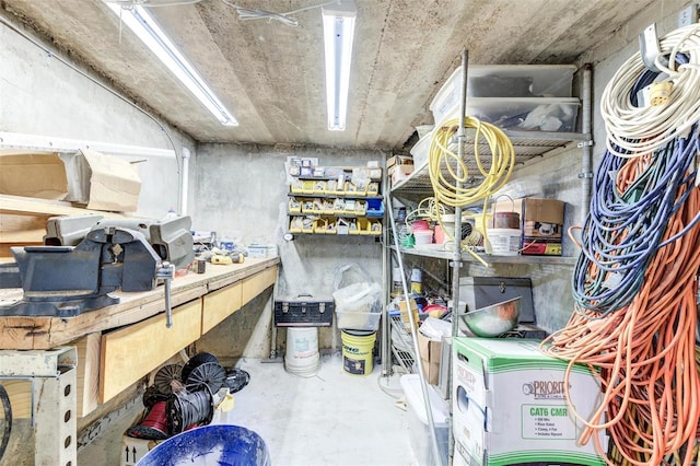 storage room featuring washer / clothes dryer