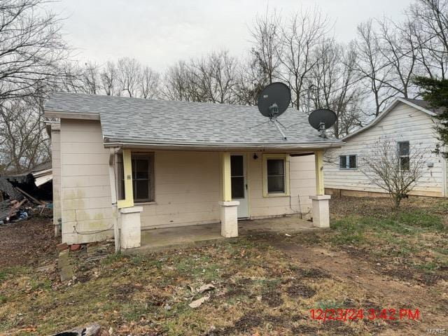 view of rear view of property