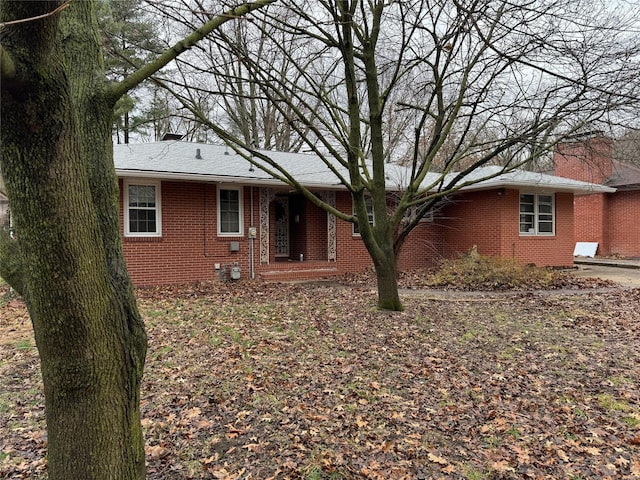 view of rear view of property