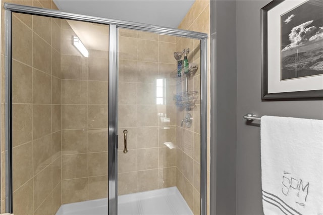 bathroom with walk in shower