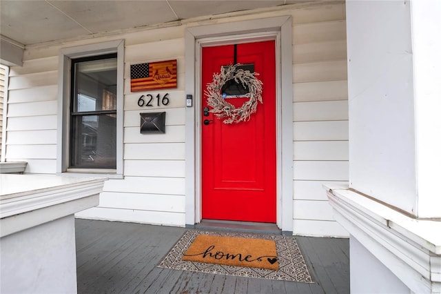 view of property entrance