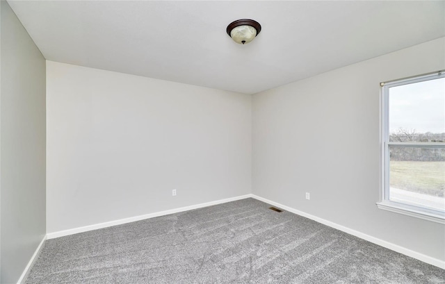 spare room with carpet flooring