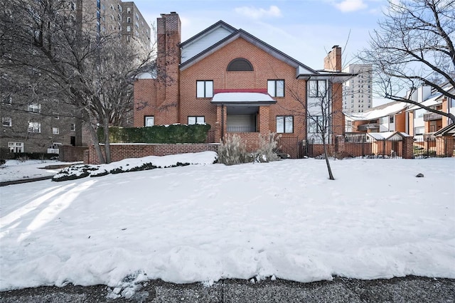 view of front of home