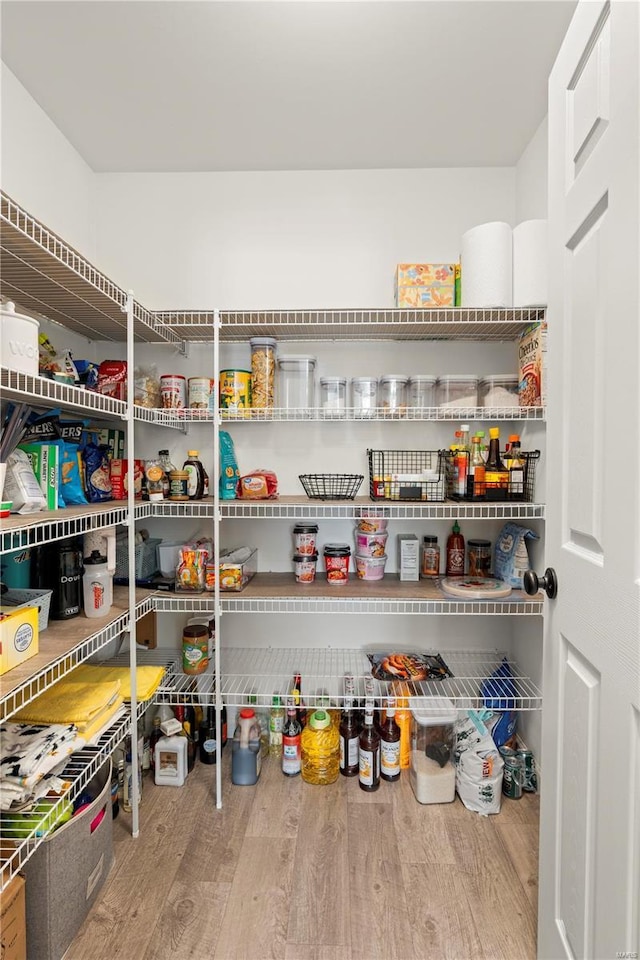 view of pantry