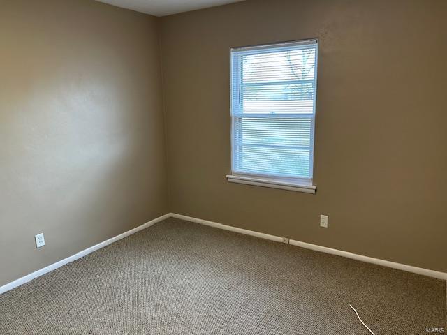 unfurnished room with carpet