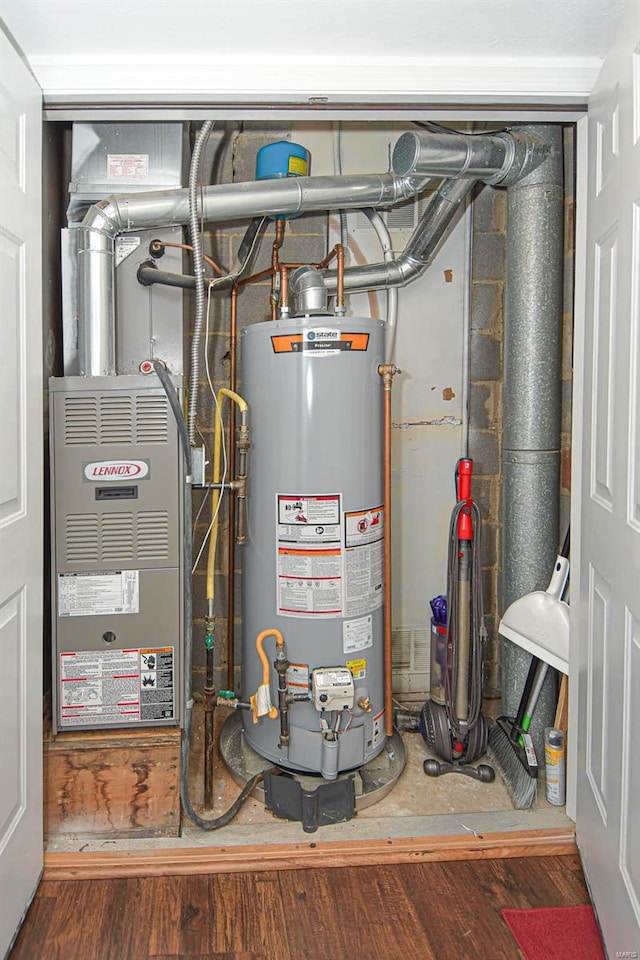 utilities with gas water heater