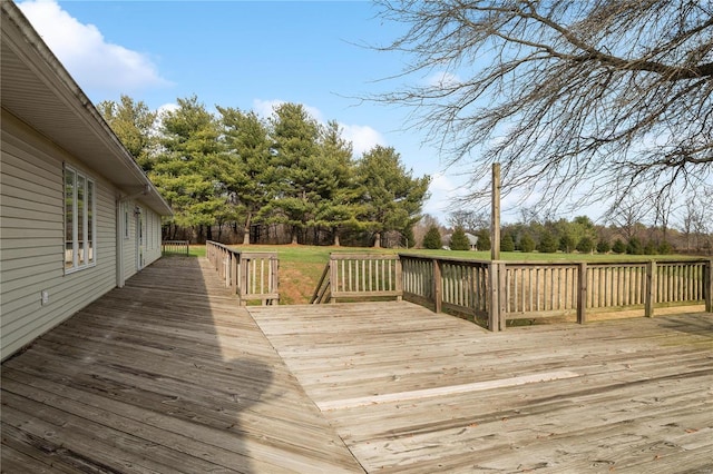 view of deck