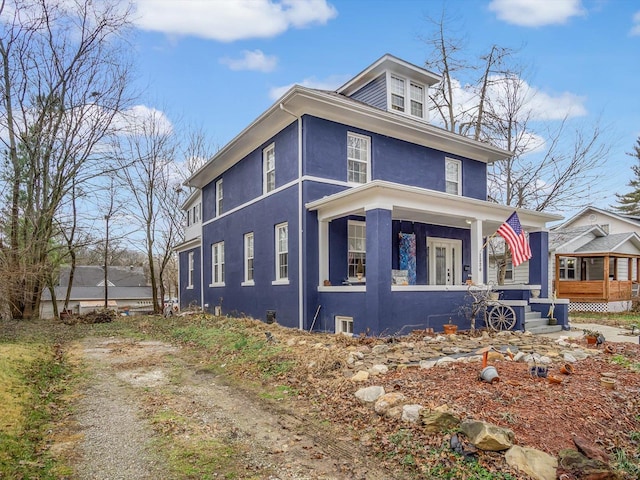 view of front of property