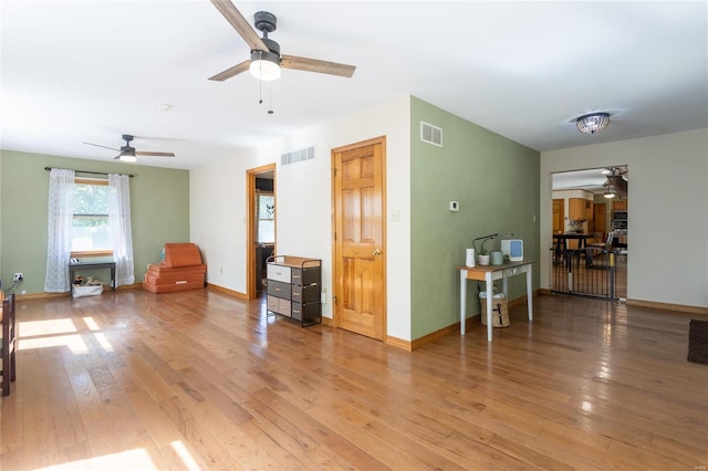 living room featuring hardwood / wood-style flooring