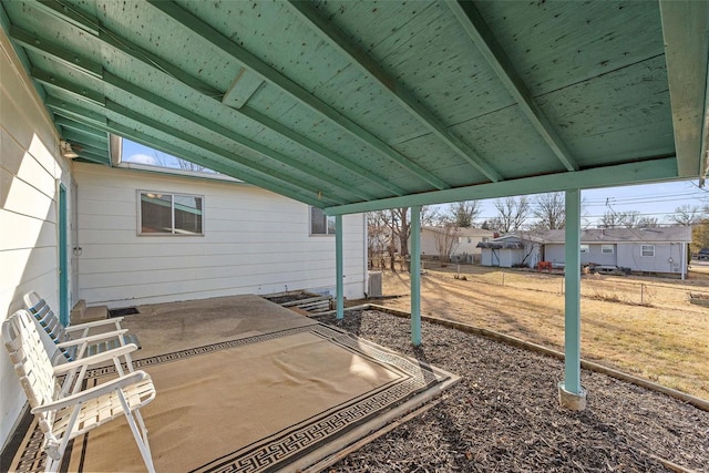 view of patio / terrace featuring central air condition unit