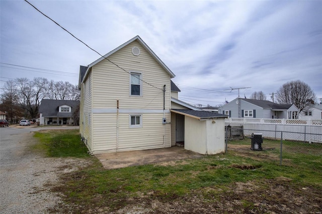 view of rear view of property