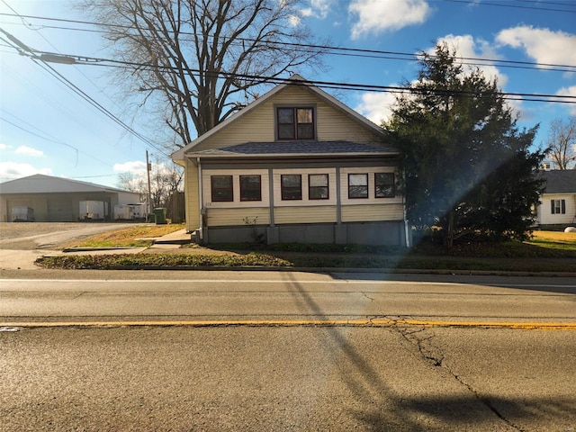 view of bungalow-style home